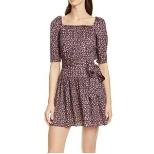 Rebecca Taylor FRANCESCA SQUARE‎ NECK DRESS 4